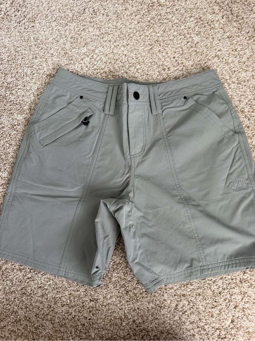 Willis Women’s Athletic Shorts in Sage Green